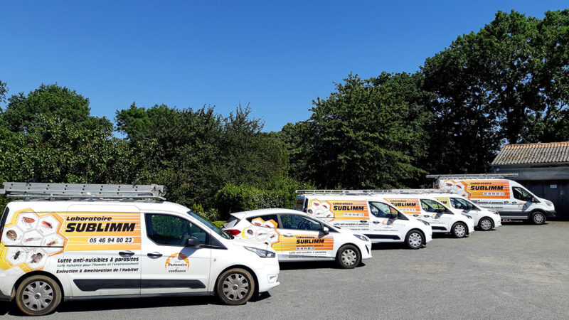 photo des véhicules de l'agence de charente maritime