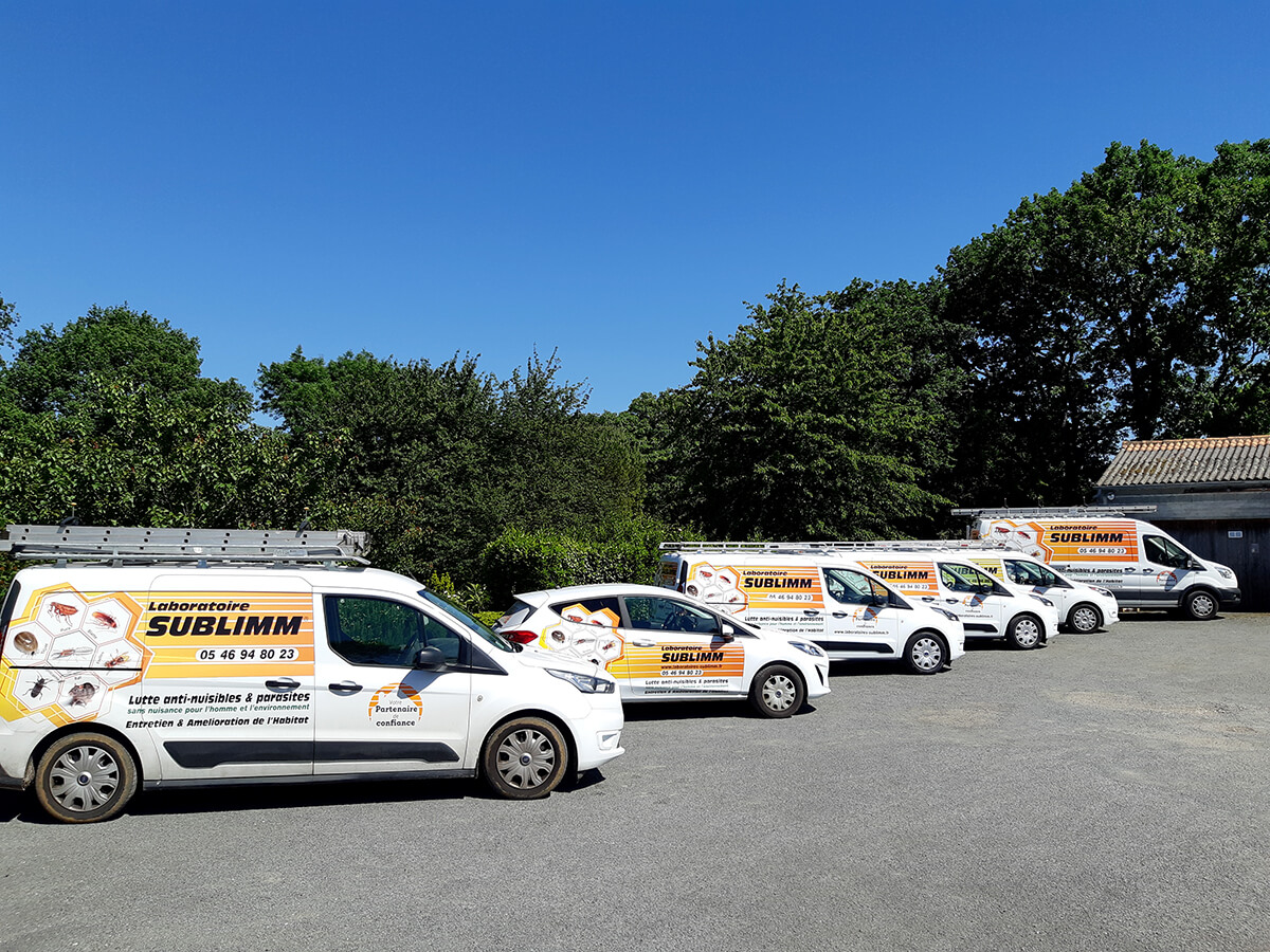 photo des véhicules de l'agence de charente maritime