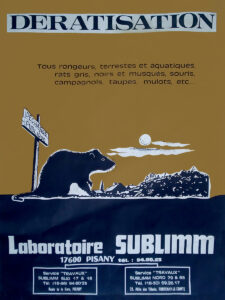 Affiche sur la Dératisation