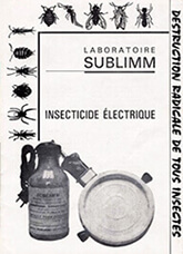 Insecticide électrique SUBLIMM